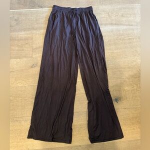Lululemon Wide Leg Drawstring Lounge Pants - Brown/Espresso